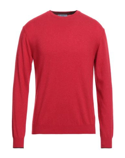 Harmont & Blaine Man Sweater Red Size Xl Viscose, Polyamide, Wool, Cashmere