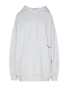 Hinnominate Woman Sweatshirt Light Grey Size M Cotton, Elastane