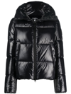 Save The Duck Plumo Hooded Puffer Jacket In Black