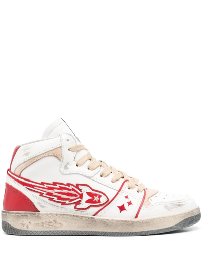 Enterprise Japan Ej Egg Rocket High-top Trainers In White