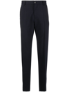 HUGO BOSS MID-RISE TAPERED TAILORED TROUSERS