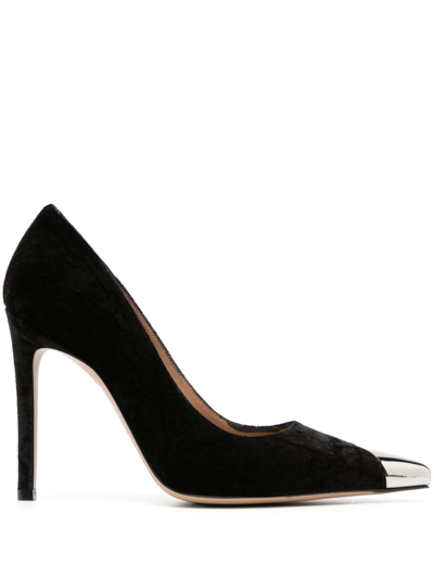 Roberto Festa Pointed-toe 80mm Leather Pumps In Black