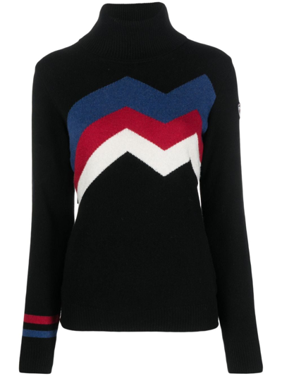 Rossignol Mountain Intarsia-knit Jumper In Blue