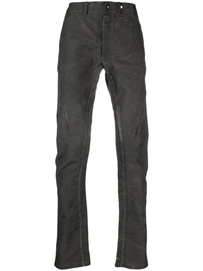 Isaac Sellam Experience Epicurien Straight-leg Trousers In Grey