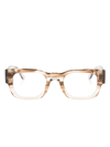 Thierry Lasry Loyalty Brille Mit Eckigem Gestell In Neutrals