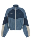 Amiri Chambray Retro Logo-print Track Jacket