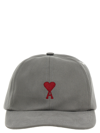 Ami Alexandre Mattiussi Ami De Caur Red Embroidery Cap