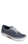 Sperry Halyard Saltwashed Low Top Sneaker In Navy