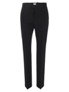 Bottega Veneta Sart Grain De Poudre Trousers In Black