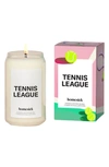 Homesick Tennis League Candle In White