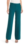 Kobi Halperin Alexi Cropped Straight-leg Twill Pants In Sea Moss