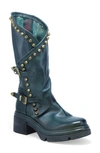 As98 Easton Studded Boot In Teal
