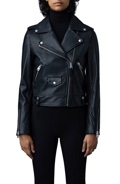Mackage Black Baya Leather Jacket