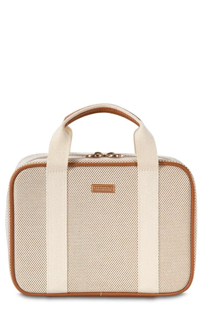 STEPHANIE JOHNSON STEPHANIE JOHNSON TROPEA IVORY ML TRAVELER COSMETICS CASE