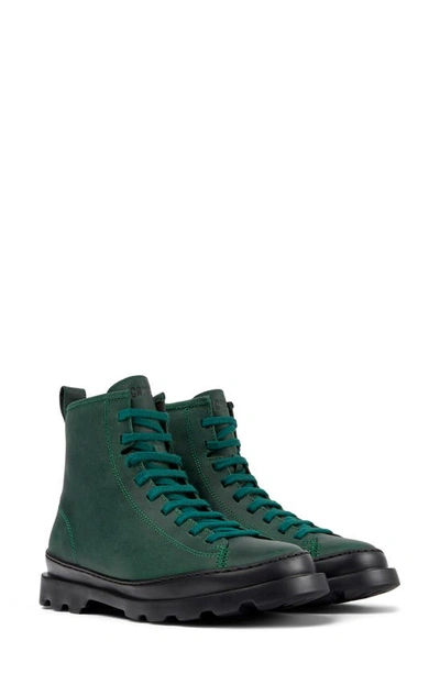 Camper Brutus Lace-up Boots In Green