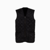 Barbour Quilted Reversible Waistcoat In Black