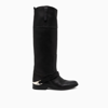 Golden Goose Charlie Leather Riding Boots In 90100