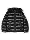 Moncler New Maya Down-filled Padded Jacket In Nero