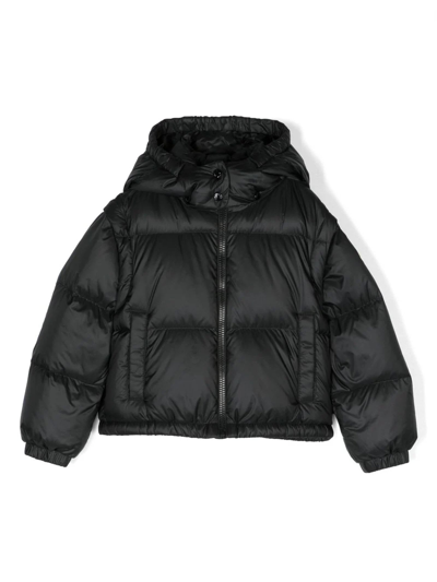 Moncler Kids' Black Vanya Short Down Jacket