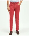Brooks Brothers Slim Fit Five-pocket Stretch Corduroy Pants | Bright Red | Size 38 30 In Bright Red