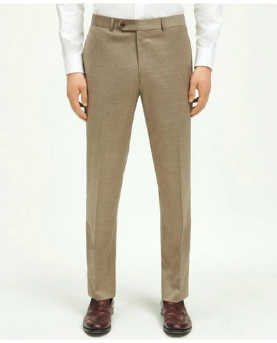 Brooks Brothers Classic Fit Wool 1818 Dress Pants | Tan | Size 44 30