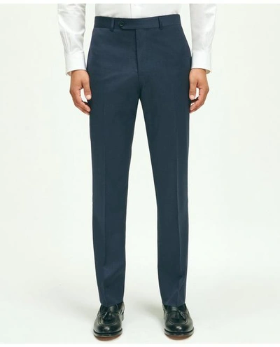 Brooks Brothers Slim Fit Wool 1818 Dress Pants In Green