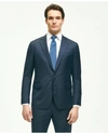Brooks Brothers Classic Fit Wool Tic 1818 Suit In Navy