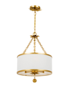 CRYSTORAMA CRYSTORAMA 3-LIGHT BROCHE CHANDELIER