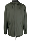 Rains Fishtail Waterproof Raincoat In Green