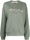 KIMHĒKIM LOGO-EMBROIDERED COTTON SWEATSHIRT