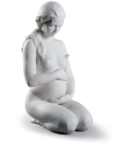 Lladrò A New Life Porcelain Figurine In White