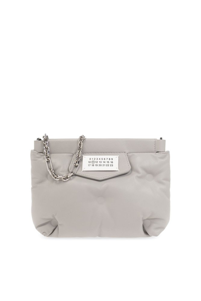 Maison Margiela Glam Slam Mini Shoulder Bag In Grey