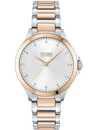 Pre-owned Hugo Boss Boss 1502577 Grace Ladies Watch 32mm 3atm