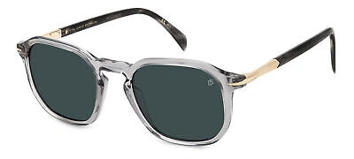 Pre-owned David Beckham Db 1115/s Clear Grey/blue 52/21/145 Men Sunglasses