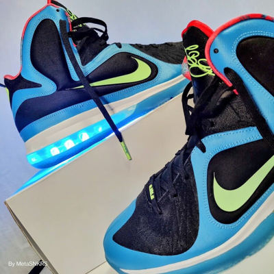 Pre-owned Nike Lebron South Coast Men's Us 13 Black White Blue