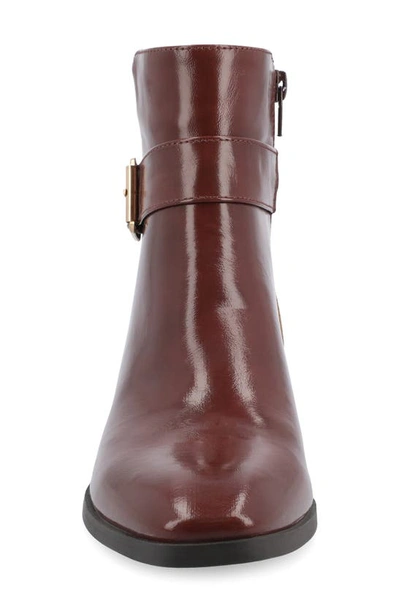 Journee Collection Elley Bootie In Brown