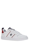 K-swiss Lozan Match Leather Tennis Shoe In White/ Samba/ Peacoat