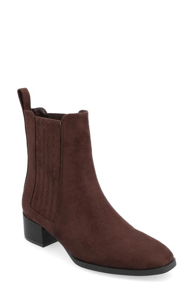 Journee Collection Wrenley Bootie In Brown