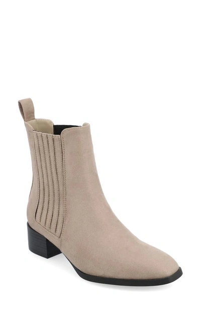 Journee Collection Wrenley Bootie In Taupe