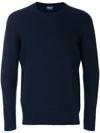 Drumohr Navy Blue Cashmere Sweater