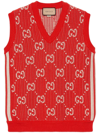 GUCCI VEST WITH ALL-OVER LOGO