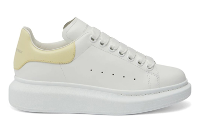Pre-owned Alexander Mcqueen Oversized White Lemon Yellow In White/yellow