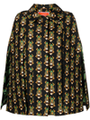 La Doublej Milano Mini Cape In Black