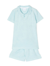 Amiki Thomas Bib-collar Pyjama Set In Blue