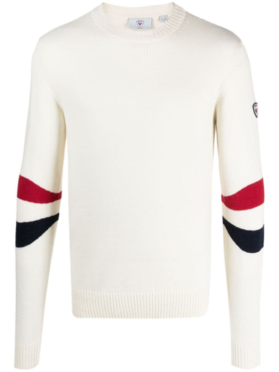 Rossignol Signature Intarsia-knit Jumper In White