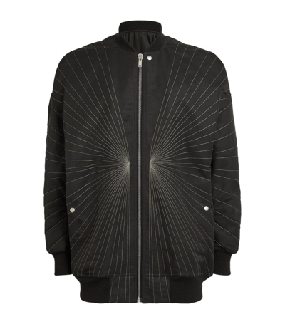 Rick Owens Radiance Bomber Jacket In Black