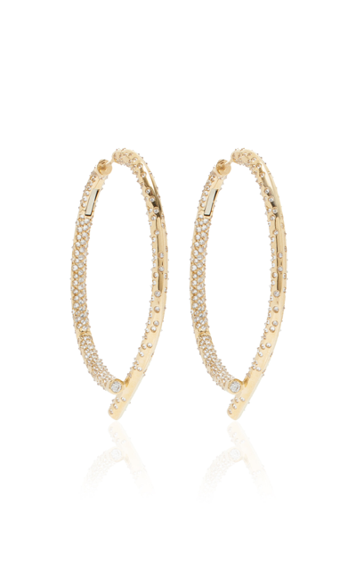 Tabayer Oera 18k Fairmined White Gold Diamond Earrings