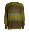 SONG FOR THE MUTE MOHAIR-BLEND STRIPED SWEATER