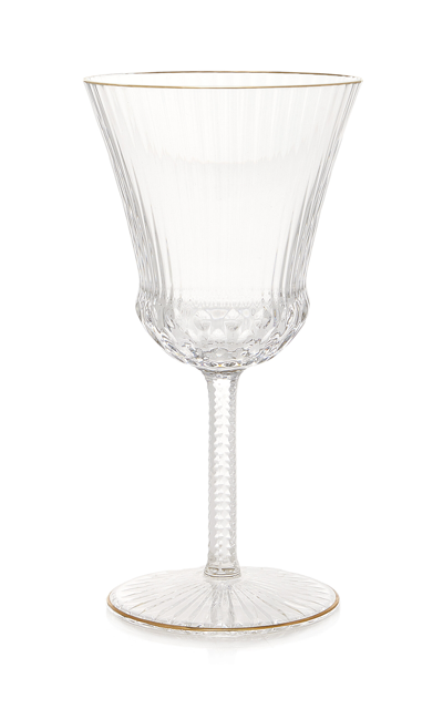 Saint-louis Apollo No.2 Crystal Stemmed Water Glass In Clear