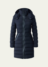 Mackage Farren Detachable-hood Lightweight Down Coat In Black